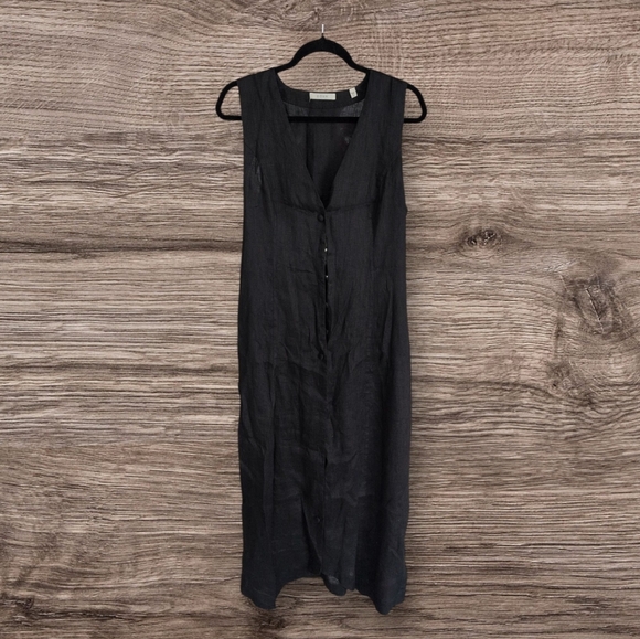 DÔEN Allene linen midi dress - Picture 7 of 10